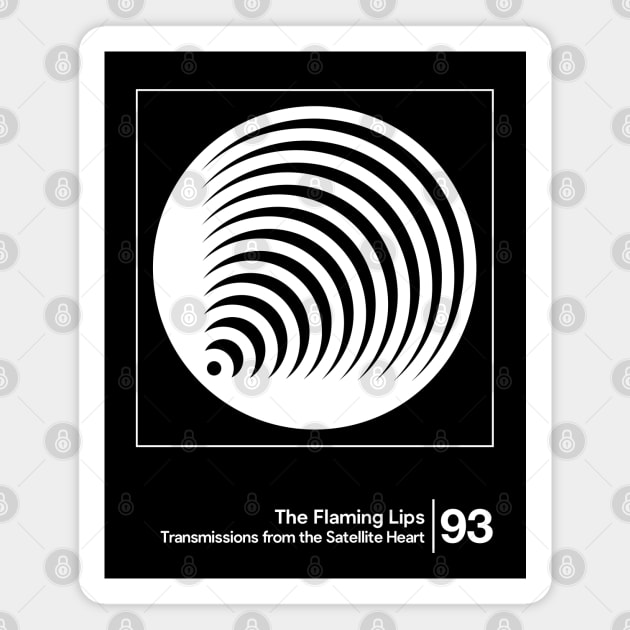 The Flaming Lips / Minimal Style Graphic Artwork Design Magnet by saudade